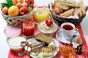 Полезный завтрак - залог здоровья